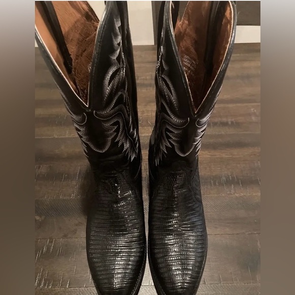 Dan Post Lizard Western Boots- Size 9.5 - Picture 2 of 8